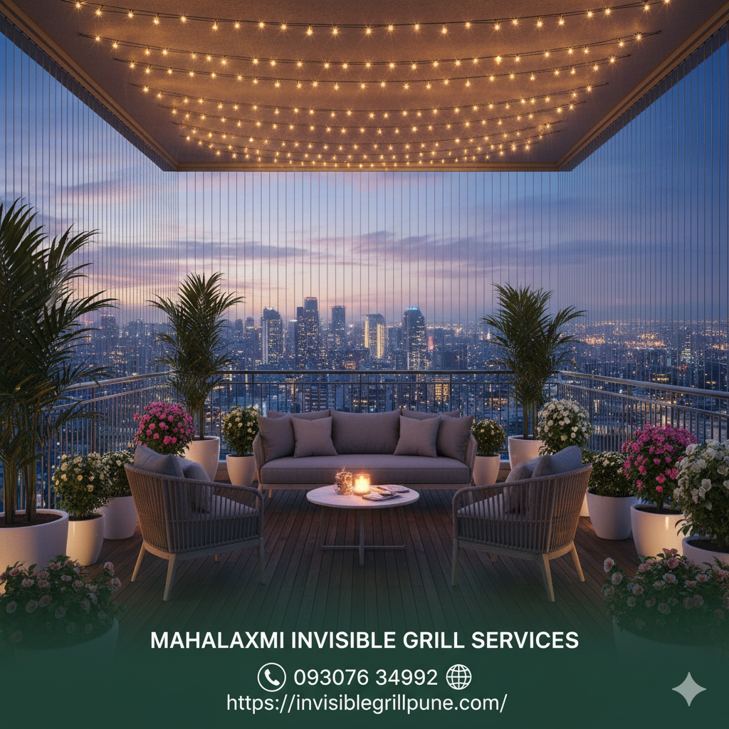 Beutiful mahalaxmi invisible grill