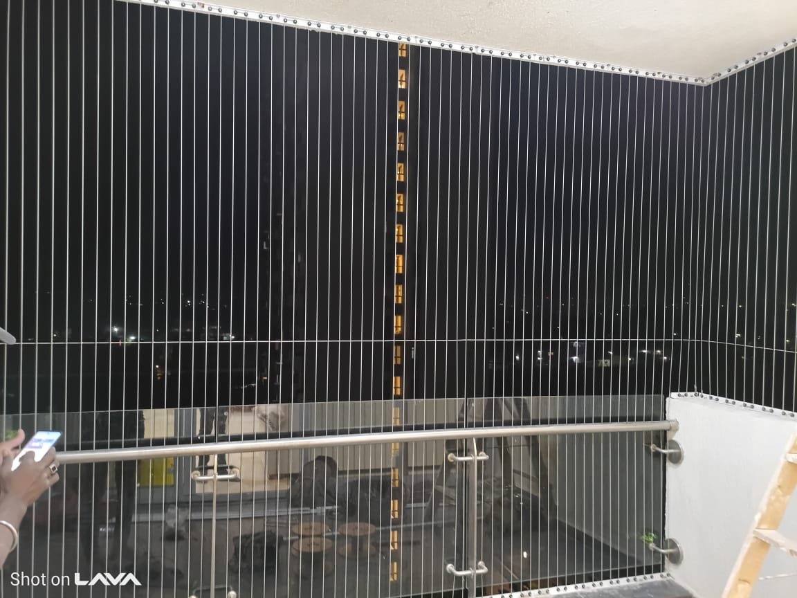 Invisible Grill Installation in Mamurdi