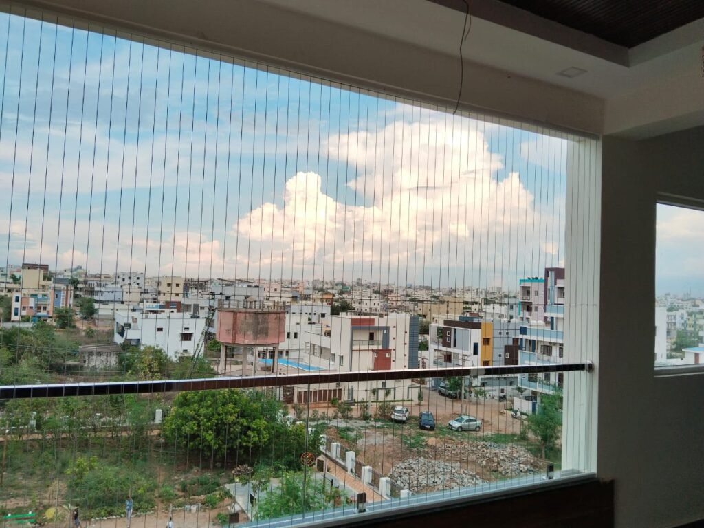 Invisible Grill Installation in Katraj Pune