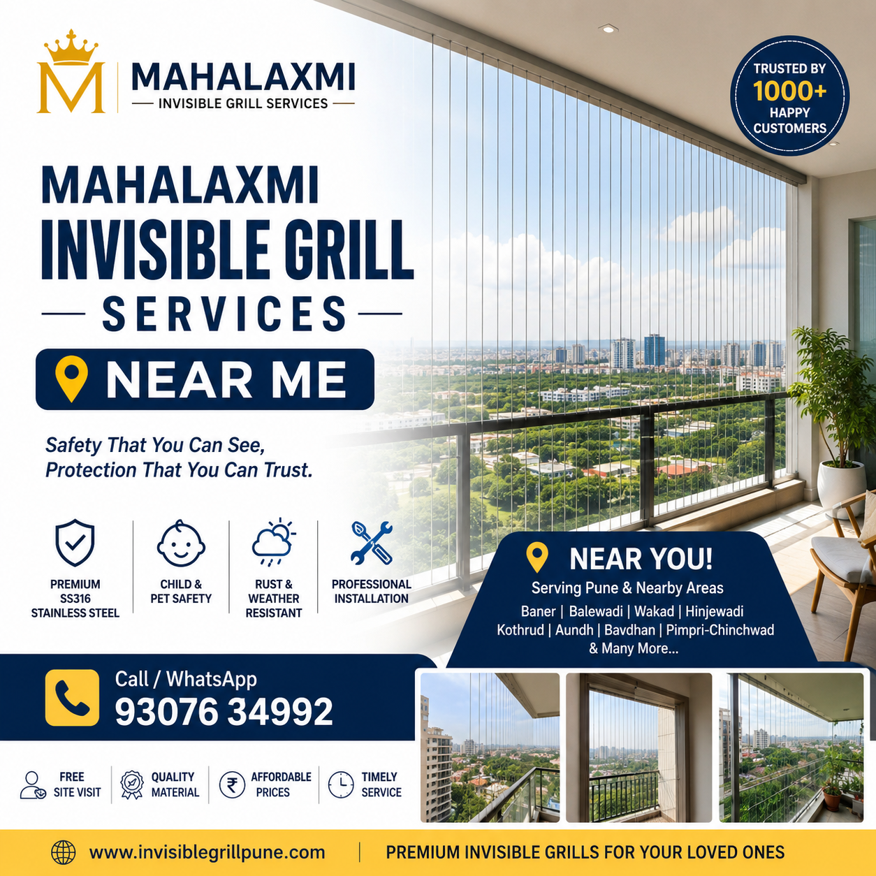 Mahalaxmi invisible Grill in Baner