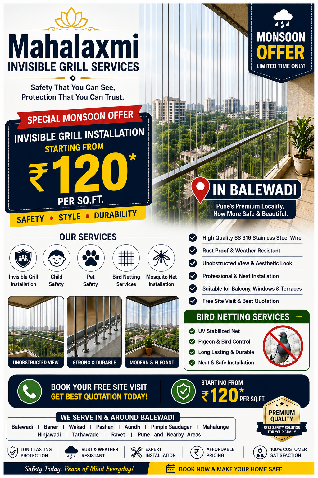 Invisible Grill in Balewadi